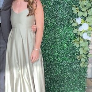 Show Me Your MuMu Sage Green Maxi Dress